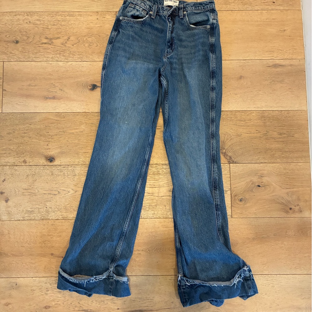 We The Free Blue Flare & Wide Leg Jeans